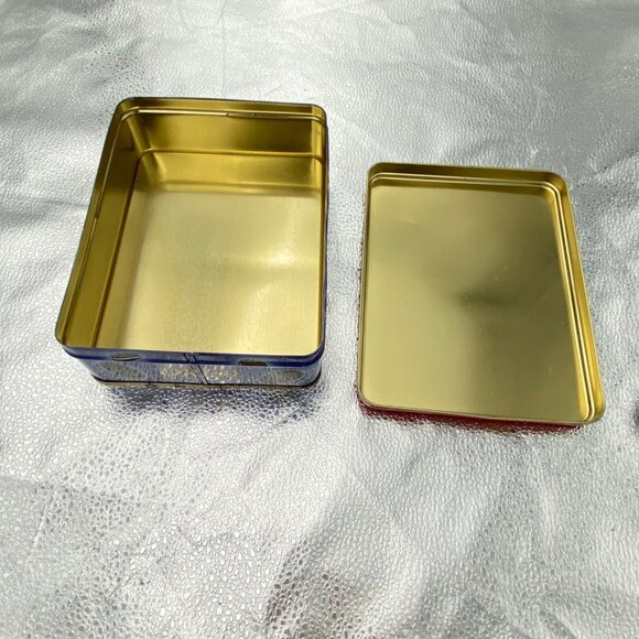 VTG Christmas Oreo Collectible Tin Container 1995 Santa Claus Unlock The Magic - Picture 12 of 15